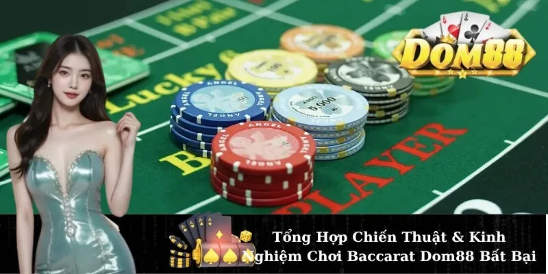 Tổng Hợp Chiến Thuật & Kinh Nghiệm Chơi Baccarat Dom88 Bất Bại