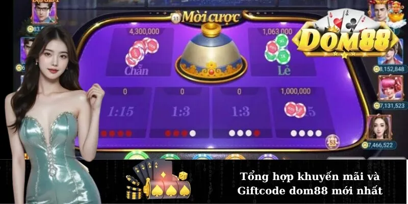 Tổng hợp khuyến mãi và Giftcode dom88 mới nhất